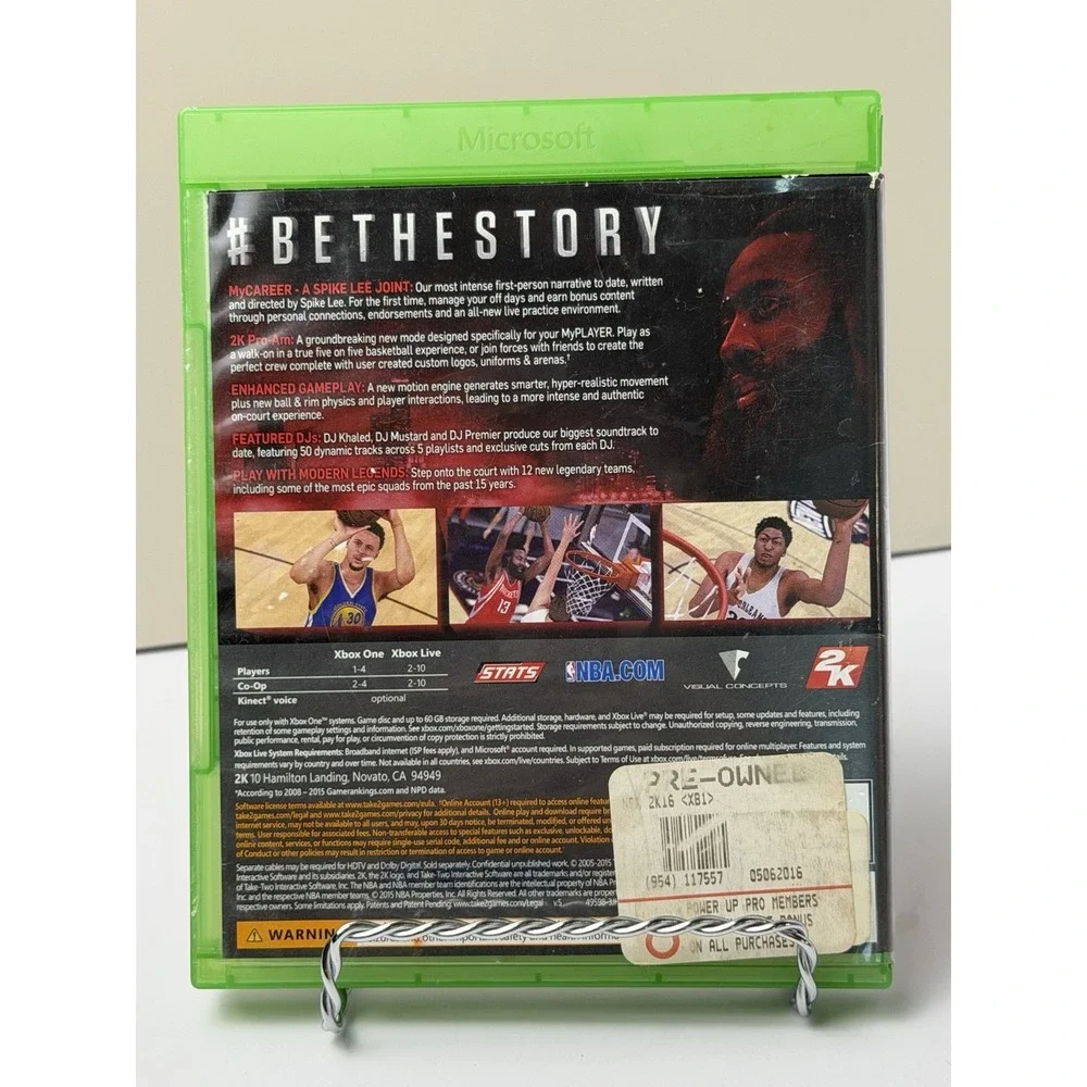 NBA 2K16  - Xbox One - Tested/Working